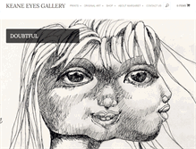 Tablet Screenshot of keane-eyes.com